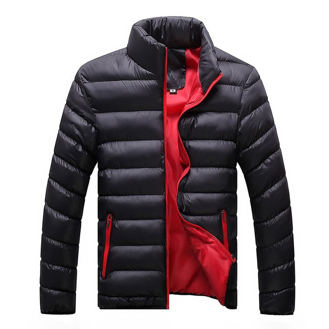 Men's Warm Jacket with Stand Collar hipsterra.com