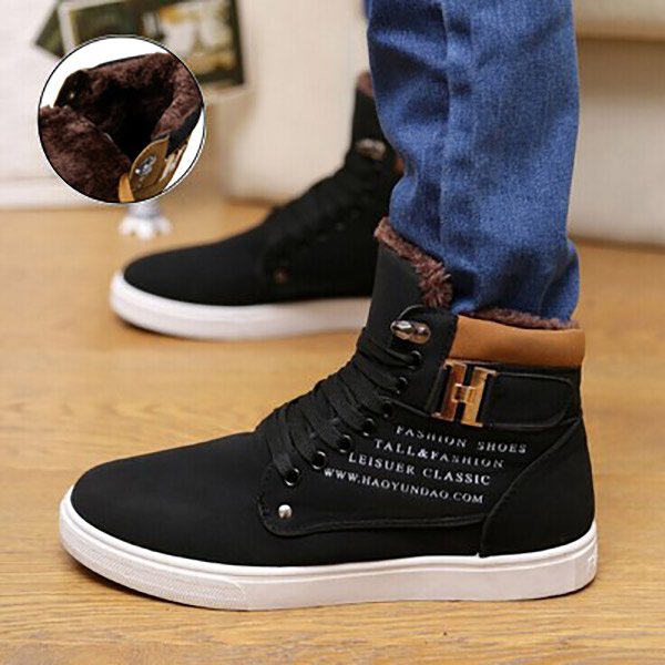 Stylish Lace-Up Ankle Boots hipsterra.com